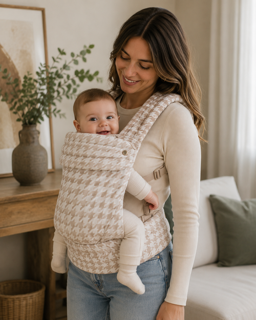 Porte bébé physiologique beige